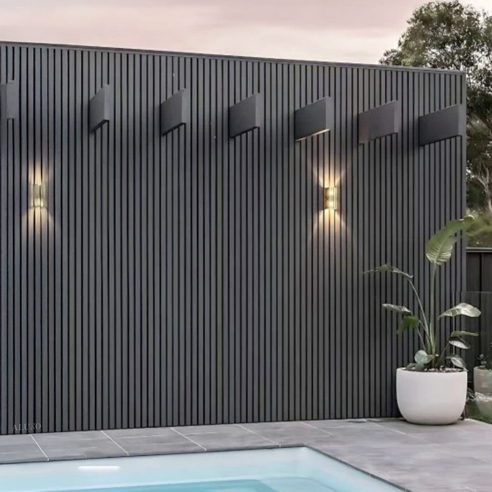 Premium Outdoor Composite Slatted Panels