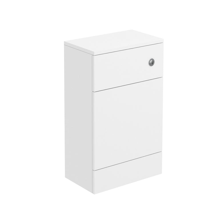 Halite 500mm Gloss White Floor Standing WC Unit - Main product image