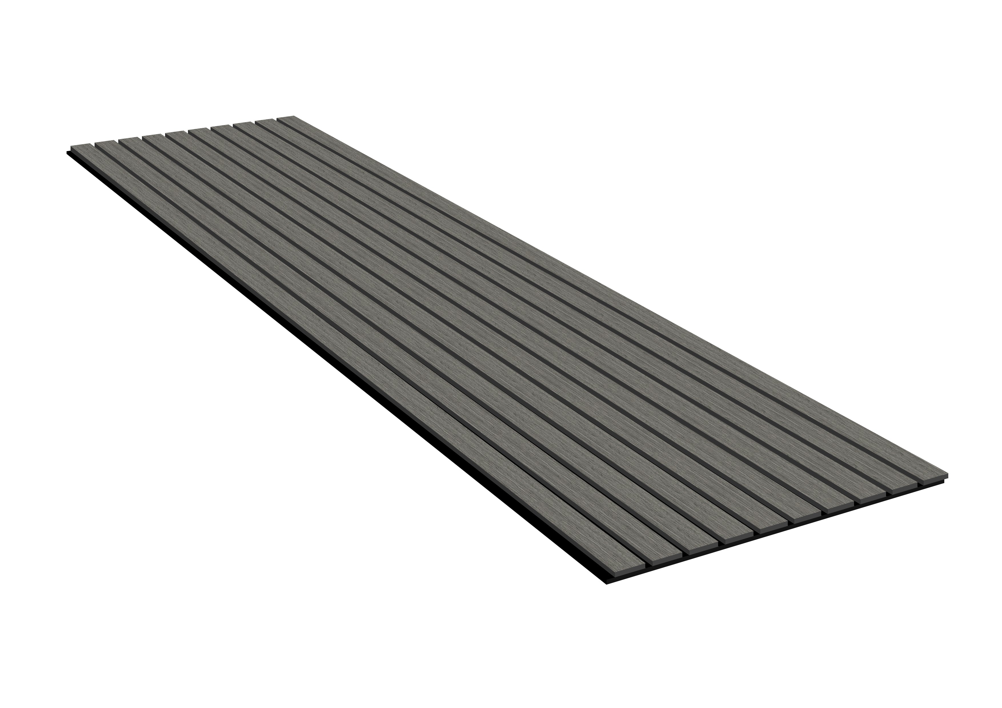 Acoustic Slat Wall Panels | Premium ExtraWide Slats | 240cm x 60cm | L ...