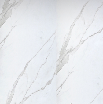 AWS 07A White Marble exact manufacturer printed pattern for 7mm PVC bathroom wall panels
