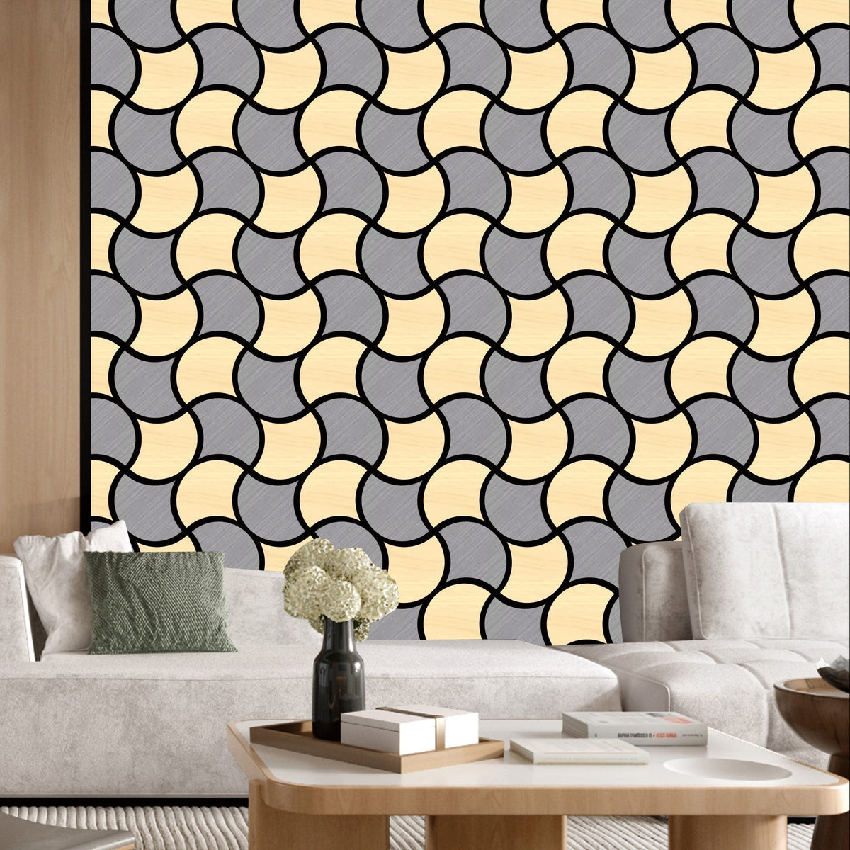 Acoustic Geometric Tessellate Panels – SixtySixDesigns