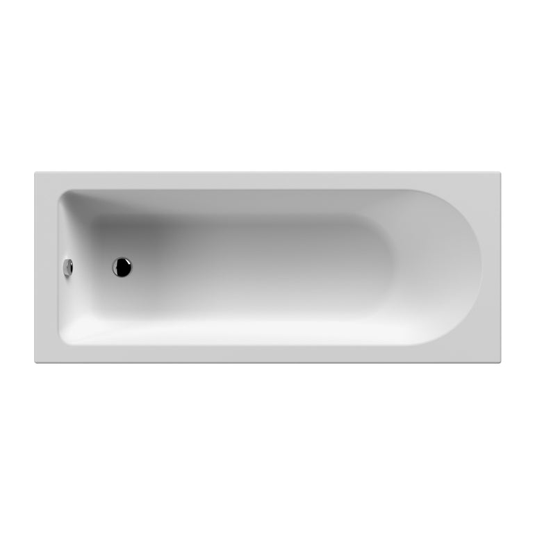 nuie Barmby 1700mm x 700mm Round Single Ended Bath With Legs - Main product image
