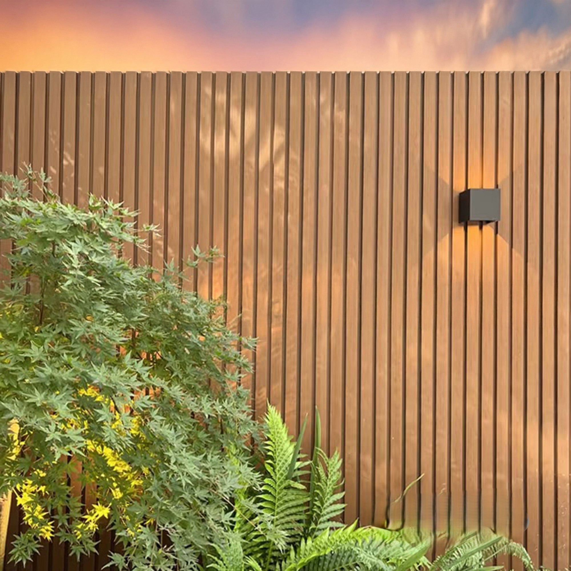 Premium Outdoor Composite Slat Wall Panels - 150x22cm & 180x22cm - Lig ...