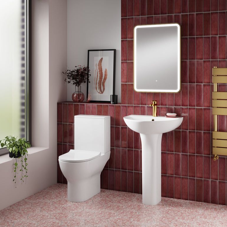 nuie Freya Close Coupled Toilet - Lifestyle image