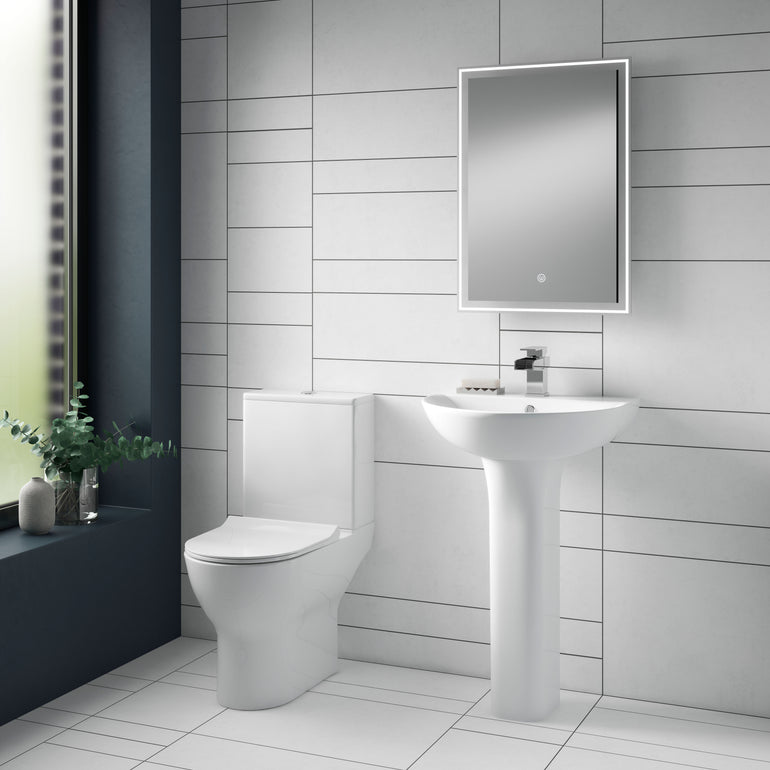 nuie Freya Close Coupled Toilet - Lifestyle image