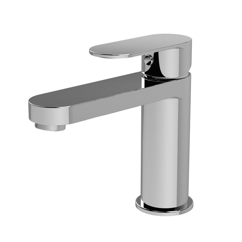 nuie choice Halstatt Chrome Mono Basin Mixer Push Button Waste - Main product image